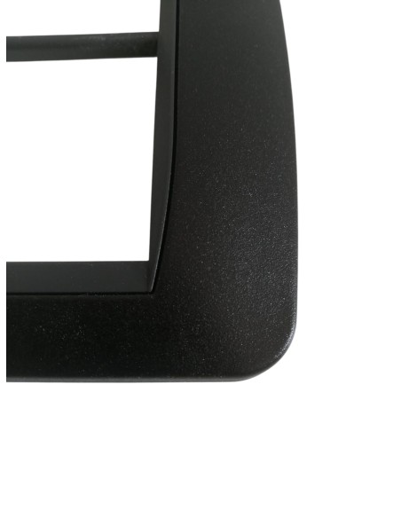 Bticino L4816GFN Living International 3+3-Sitzer-Teller in schwarzem Graphit